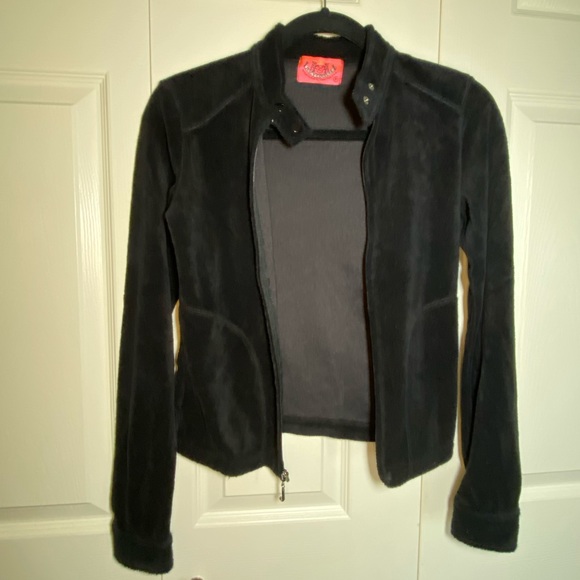 Juicy Couture - Terrycloth Motorcycle Zip-Up - Picture 2 of 9